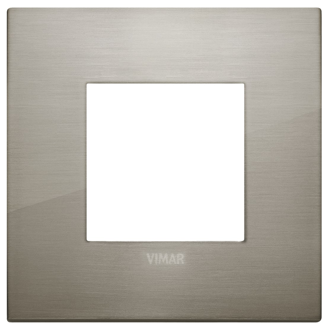 VIMAR - PLACCA CLASSIC 2M ACCIAIO SPAZZOLATO 19642.08