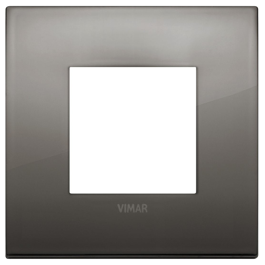 VIMAR - PLACCA CLASSIC 2M CROMO NERO