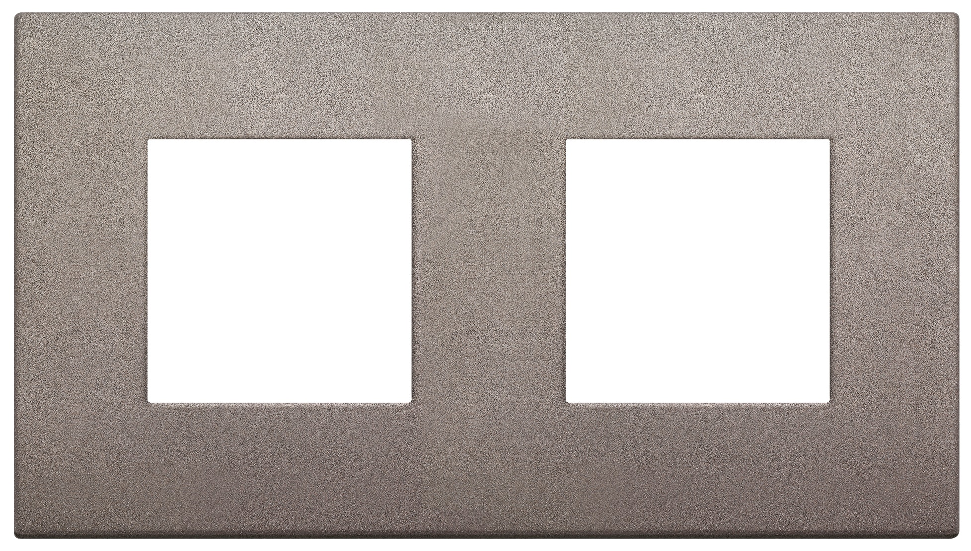VIMAR - PLACCA 4M (2+2)INT71 CL TITANIO MATT