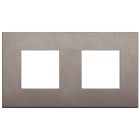 VIMAR - PLACCA 4M (2+2)INT71 CL TITANIO MATT