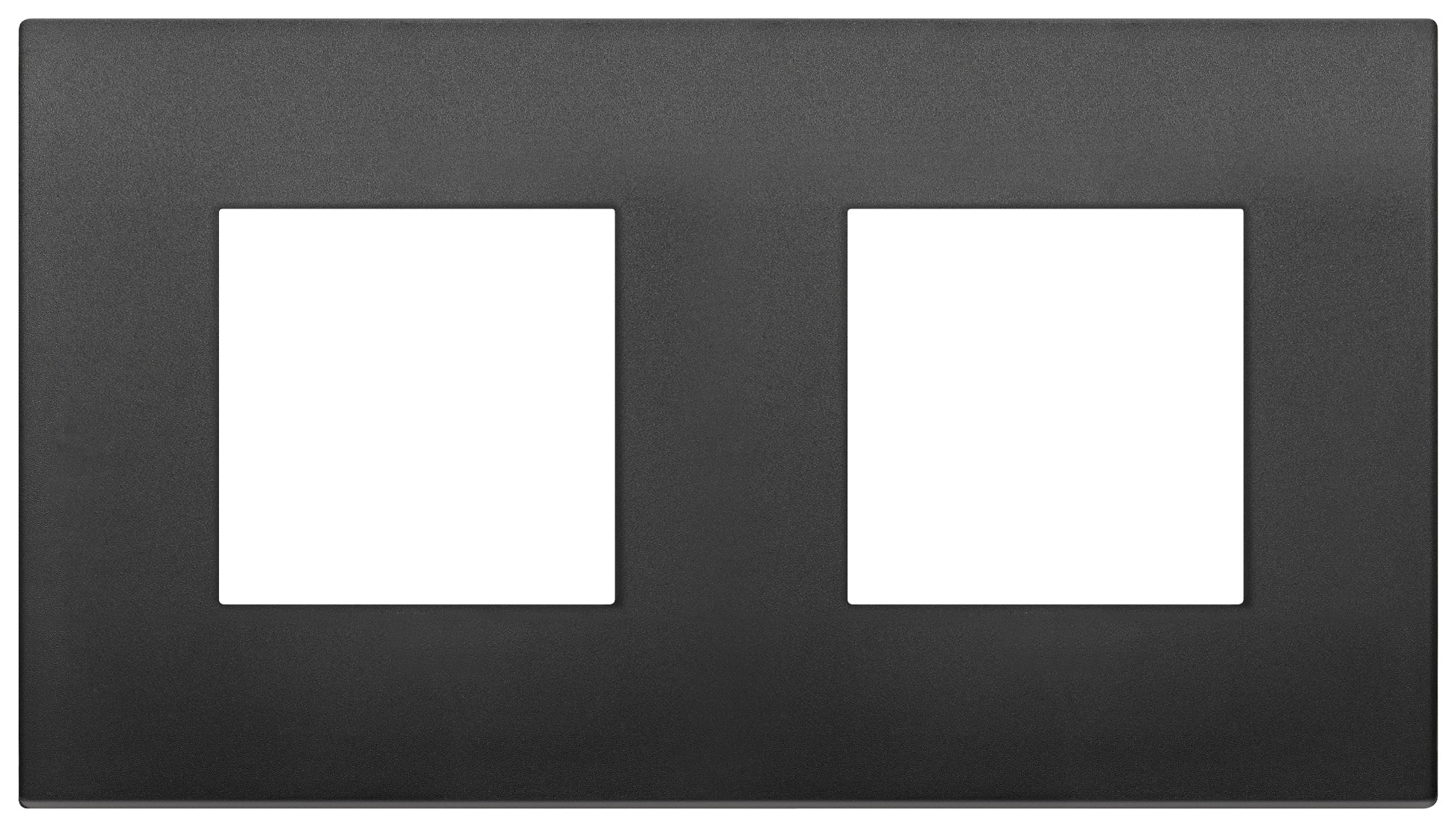 VIMAR - PLACCA 4M (2+2)INT71 CL NERO 19643.71