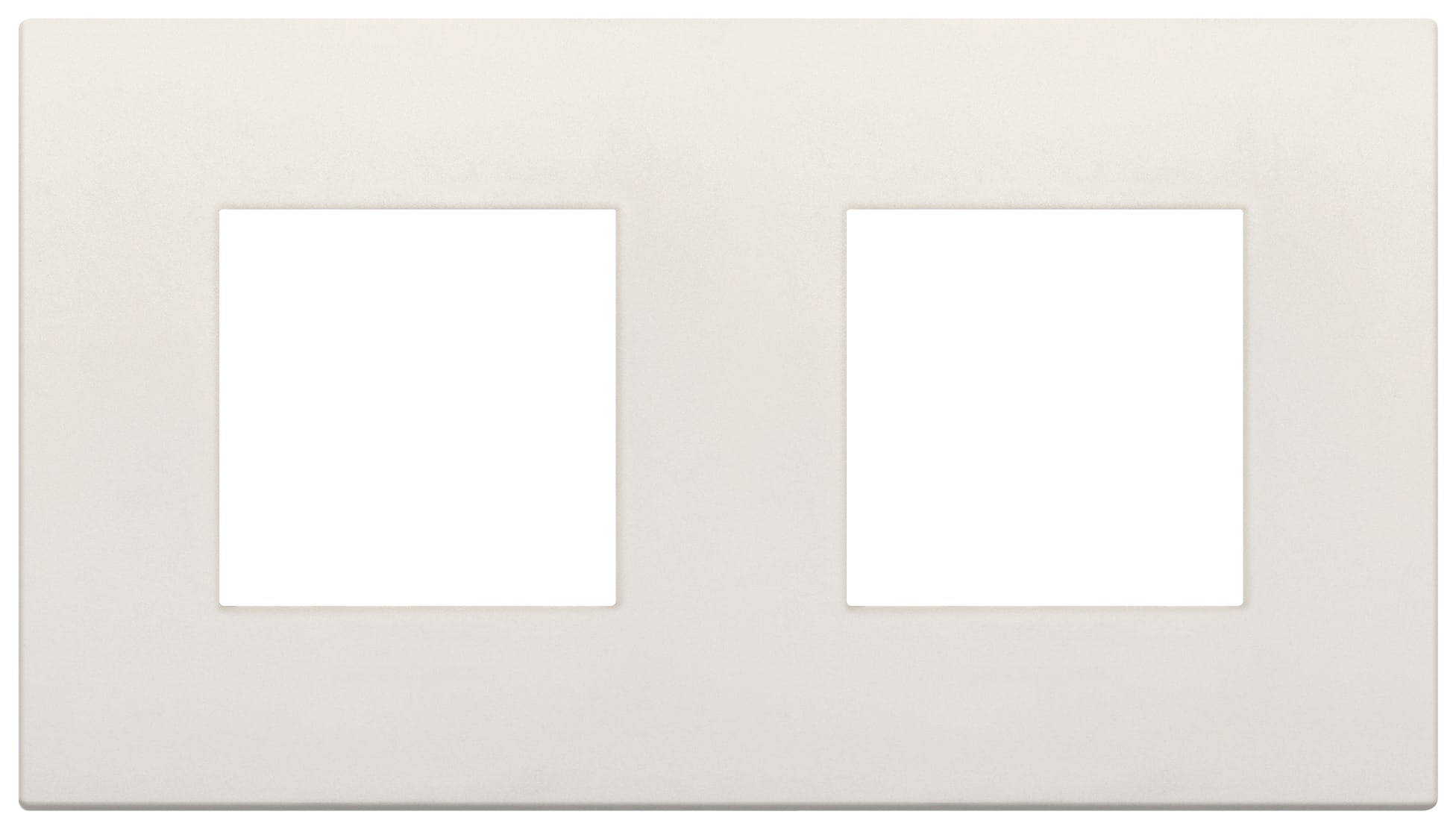 VIMAR - Placca Classic 4 Moduli Avorio Tecnopolimero Interasse 71 Mm