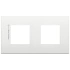 VIMAR - PLACCA 4M (2+2)INT71 CL ANTIBATT. BIANCO 19643.AB.74