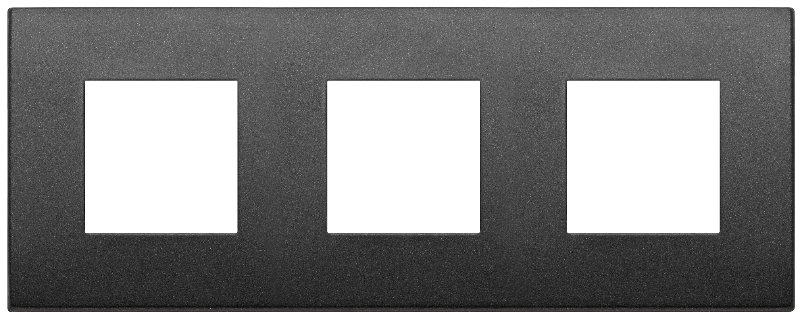 VIMAR - PLACCA 6M (2+2+2)INT71 CL GRAFITE MATT 19644.01