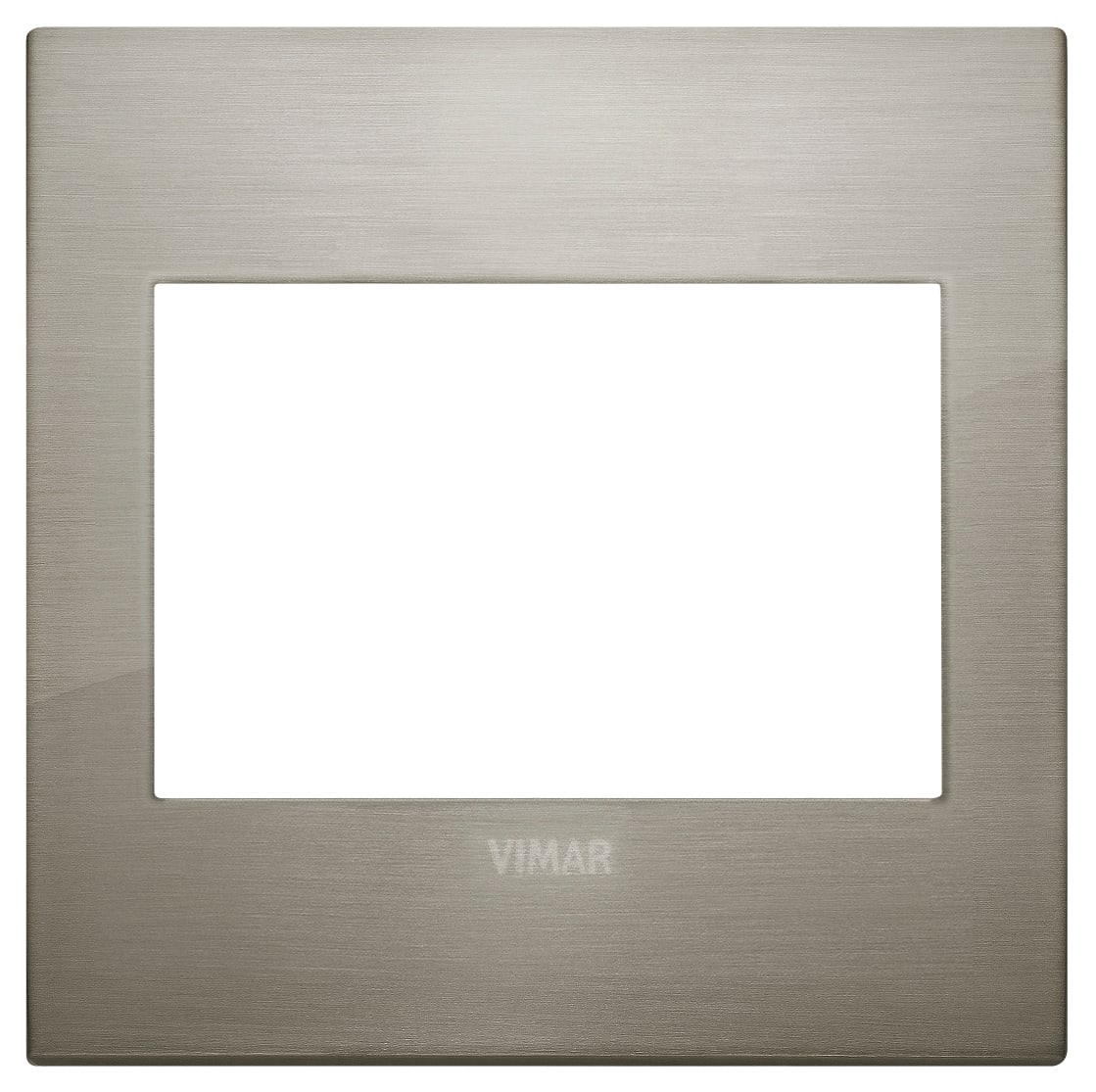 VIMAR - PLACCA CLASSIC 3M BS ACCIAIO SPAZZOLATO