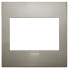 VIMAR - PLACCA CLASSIC 3M BS ACCIAIO SPAZZOLATO