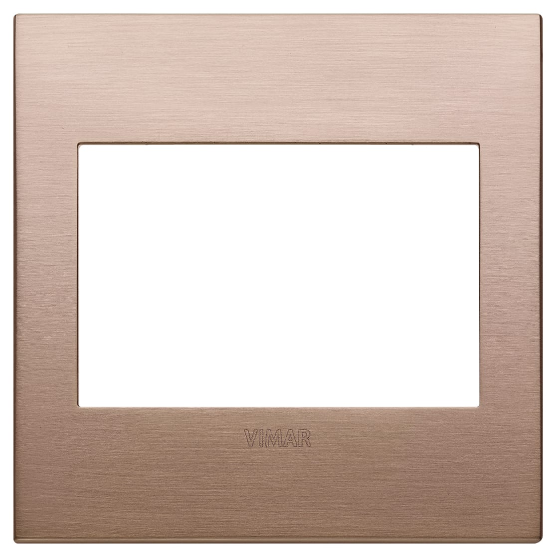 VIMAR - PLACCA CLASSIC 3M BS RAME SPAZZOLATO