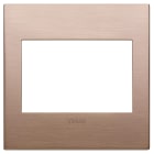 VIMAR - PLACCA CLASSIC 3M BS RAME SPAZZOLATO