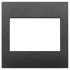 VIMAR - PLACCA CLASSIC 3M BS NERO 19648.71