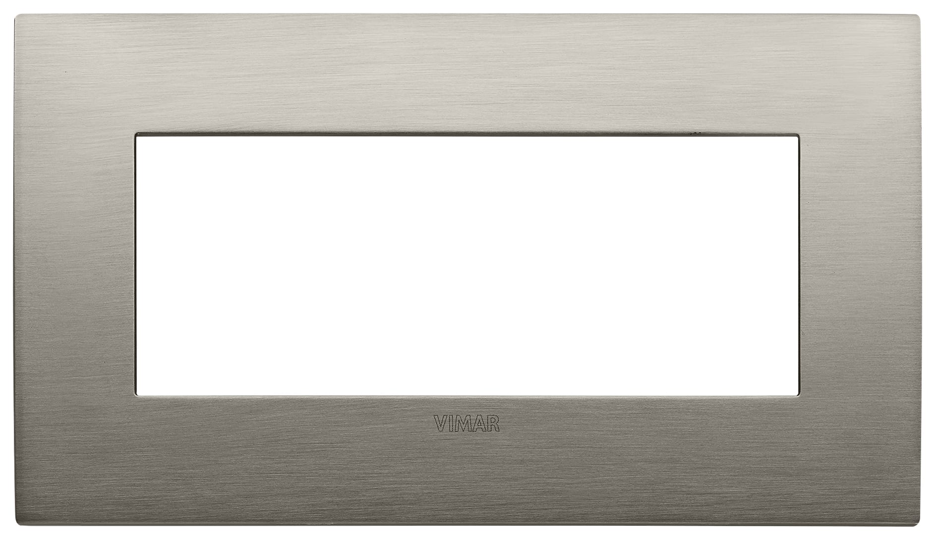 VIMAR - PLACCA CLASSIC 5M BS ACCIAIO SPAZZOLATO 19649.08