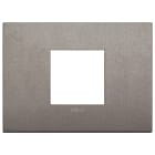 VIMAR - PLACCA CLASSIC 2M CENTRALI TITANIO MATT 19652.04