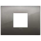 VIMAR - PLACCA CLASSIC 2M CENTRALI CROMO NERO 19652.09