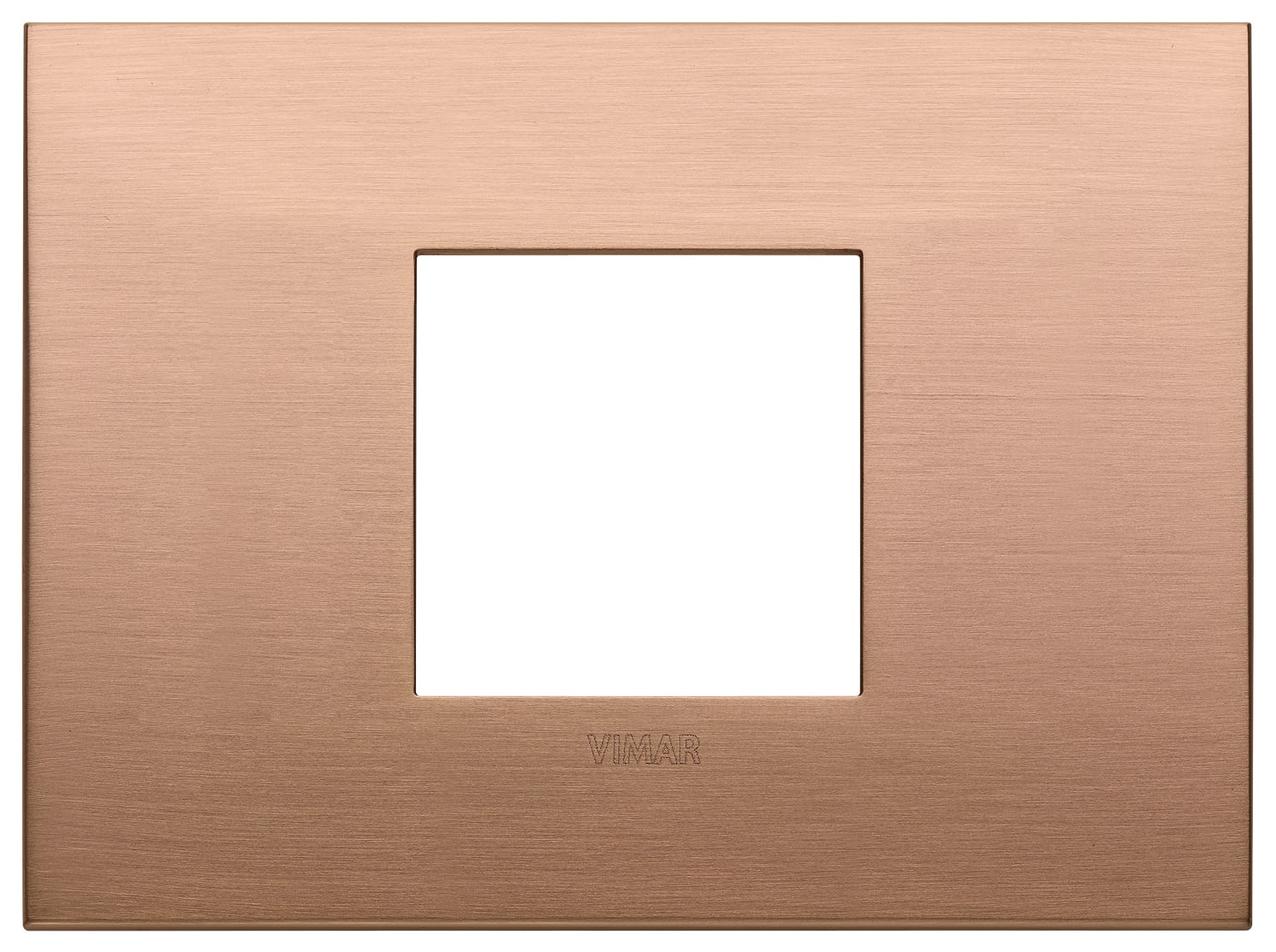 VIMAR - PLACCA CLASSIC 2MC RAME SPAZZOLATO 19652.11