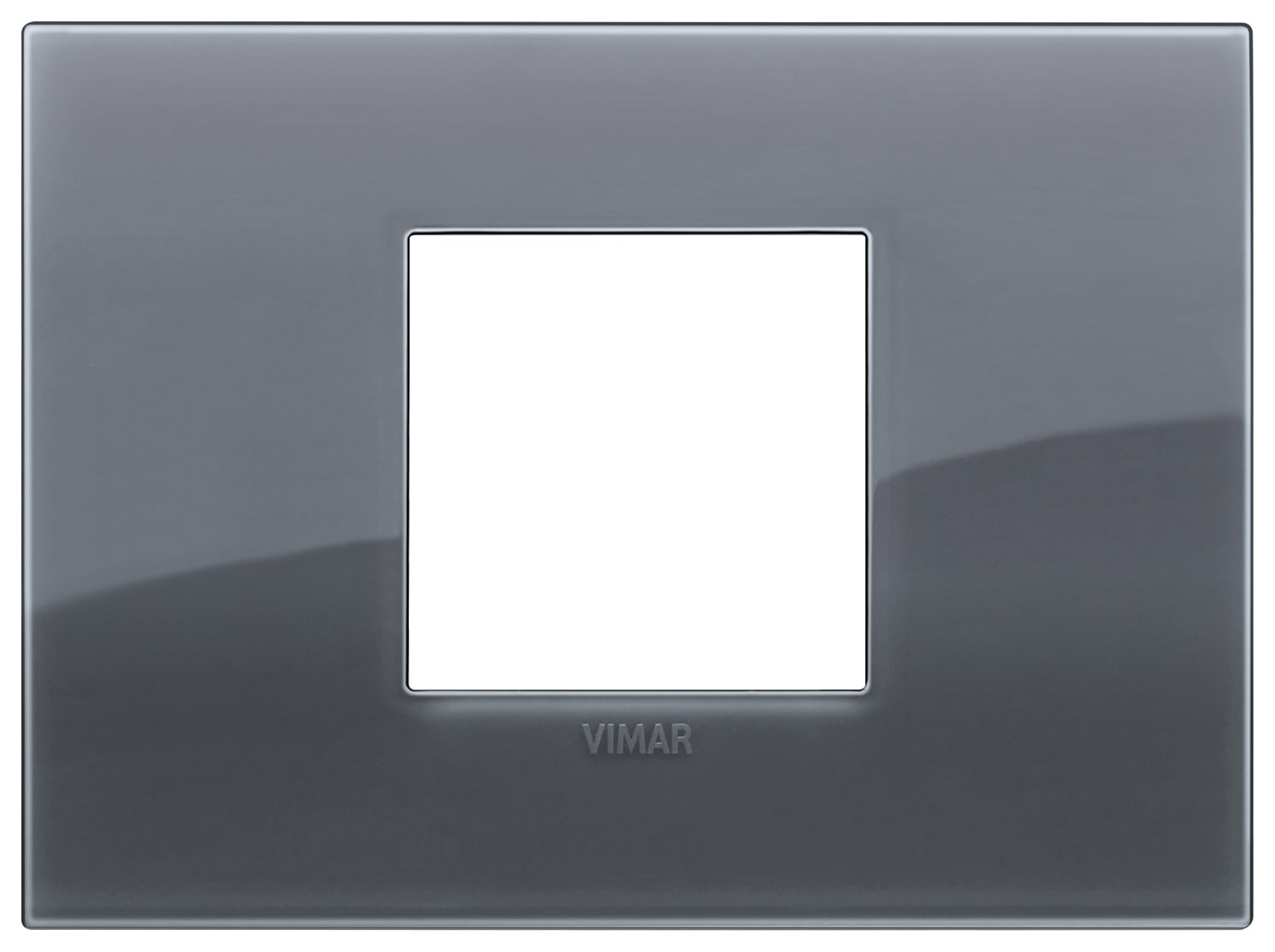 VIMAR - PLACCA CLASSIC 2MC REFLEX GRIGIO FUME 19652.61