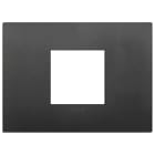 VIMAR - PLACCA CLASSIC 2M CENTRALI NERO 19652.71