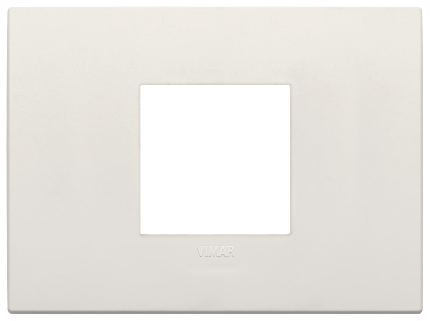 VIMAR - Placca Centrali Avorio Tecnopolimero 2 Moduli Classic 19652.73