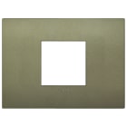 VIMAR - Placca Classic 2 Moduli Centrali in Tecnopolimero Verde Matt