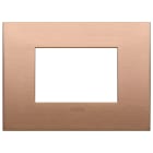 VIMAR - PLACCA CLASSIC 3M RAME SPAZZOLATO 19653.11