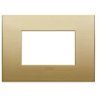 VIMAR - PLACCA CLASSIC 3M OTTONE SPAZZOLATO 19653.12.01