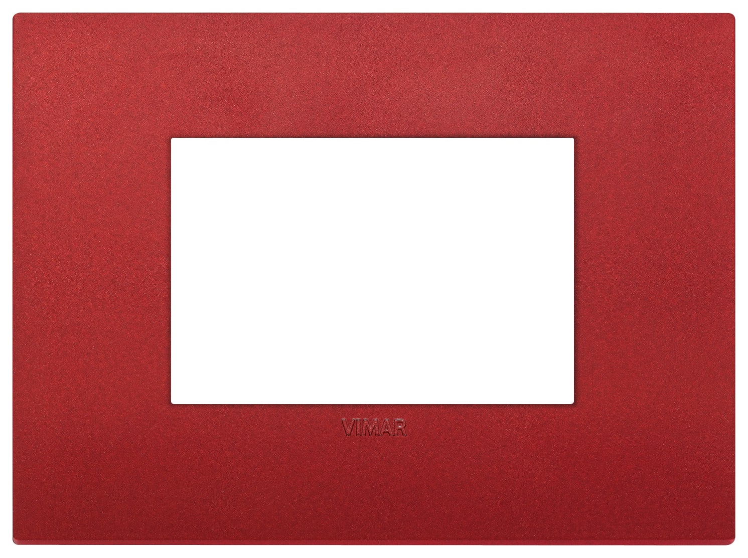 VIMAR - PLACCA CLASSIC 3M ROSSO MATT 19653.75