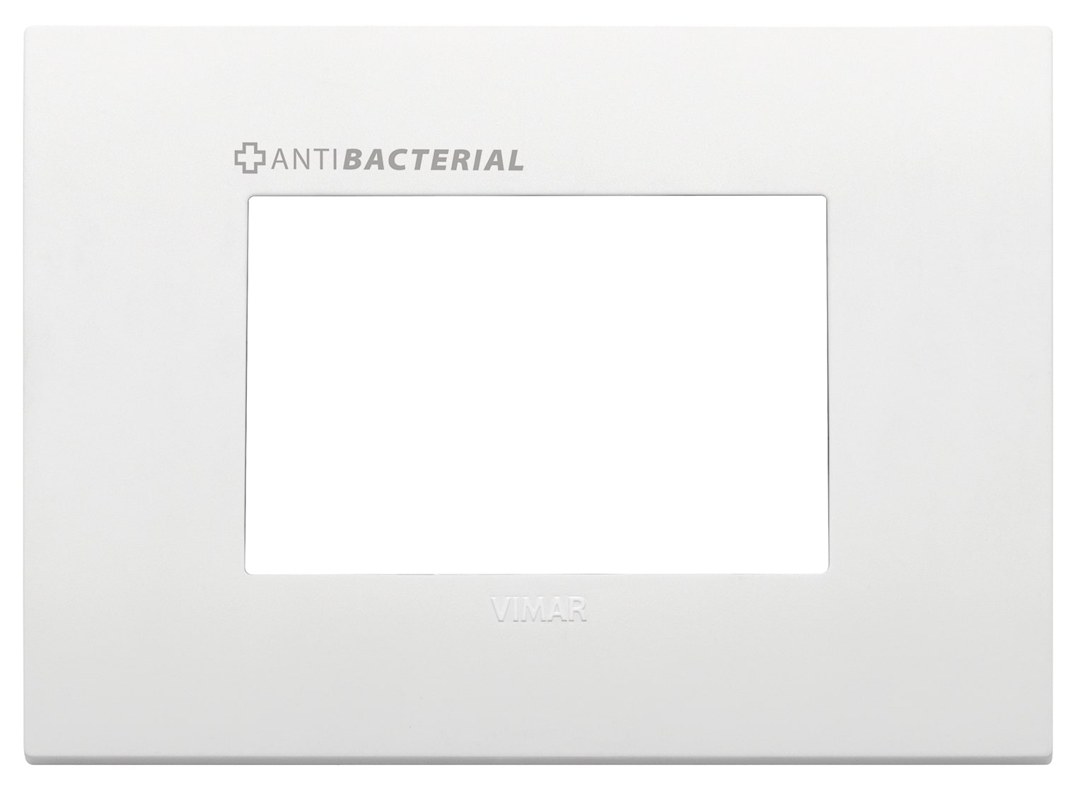 VIMAR - PLACCA CLASSIC 3M ANTIBATTERICO BIANCO 19653.AB.74