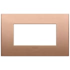 VIMAR - PLACCA CLASSIC 4M RAME SPAZZOLATO 19654.11