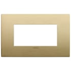 VIMAR - PLACCA CLASSIC 4M OTTONE SPAZZOLATO