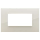 VIMAR - Placca Classic 4 Moduli Tecnopolimero Reflex Avorio - Materiale Elettrico