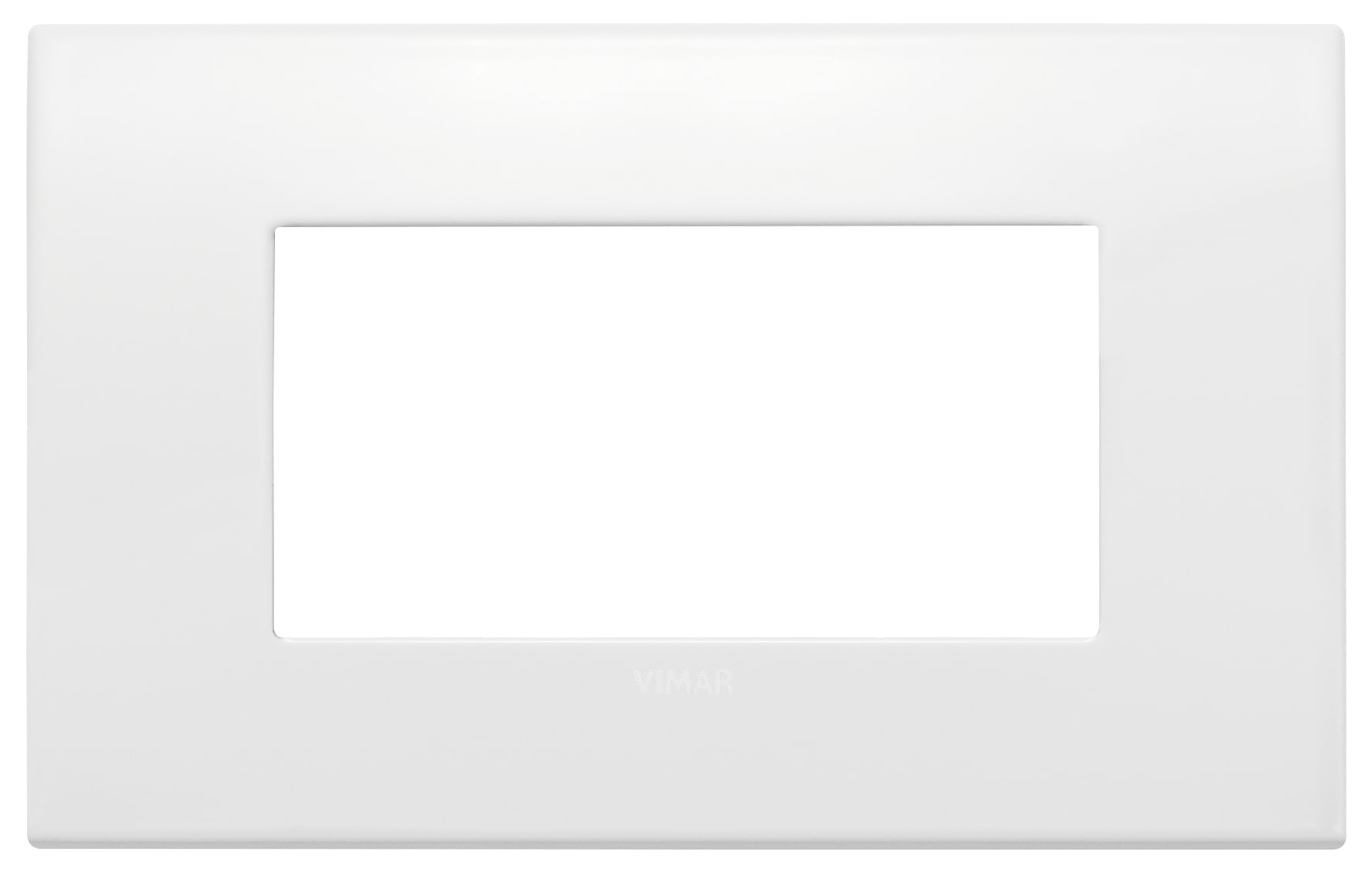 VIMAR - PLACCA CLASSIC 4M POLAR MATT TOTAL LOOK 19654.B26