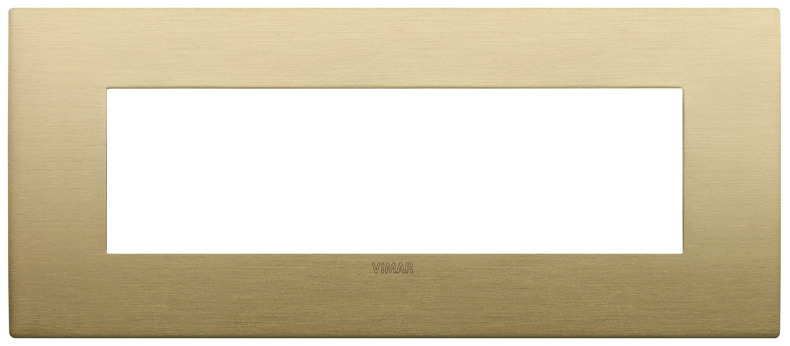 VIMAR - PLACCA CLASSIC 7M OTTONE SPAZZOLATO 19657.12.01