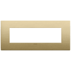 VIMAR - PLACCA CLASSIC 7M OTTONE SPAZZOLATO 19657.12.01