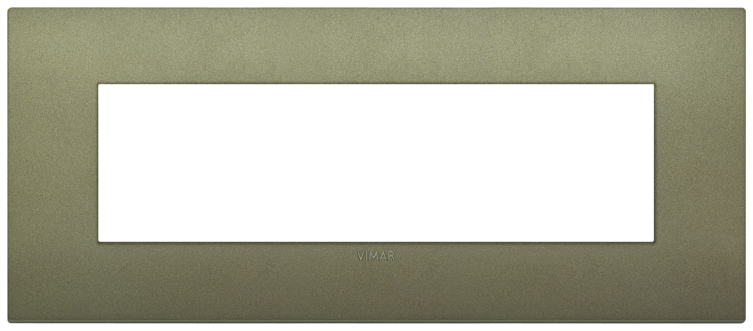 VIMAR - Placca Classic 7 Moduli Verde Matt Tecnopolimero