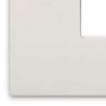 VIMAR - Placca Avorio Tecnopolimero 2 Moduli per Pannelli 19667.73