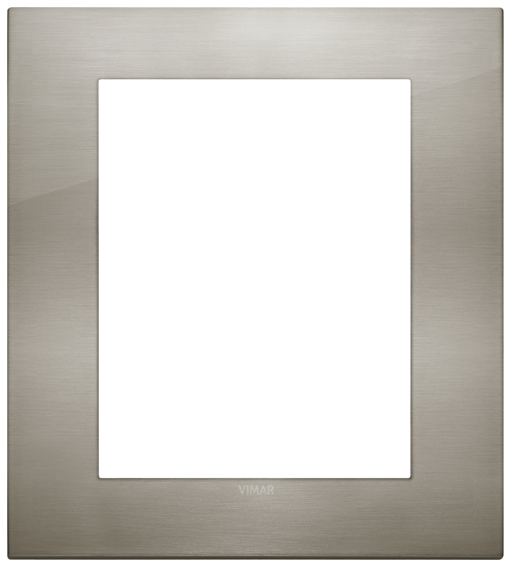 VIMAR - PLACCA CLASSIC 8M ACCIAIO SPAZZOLATO