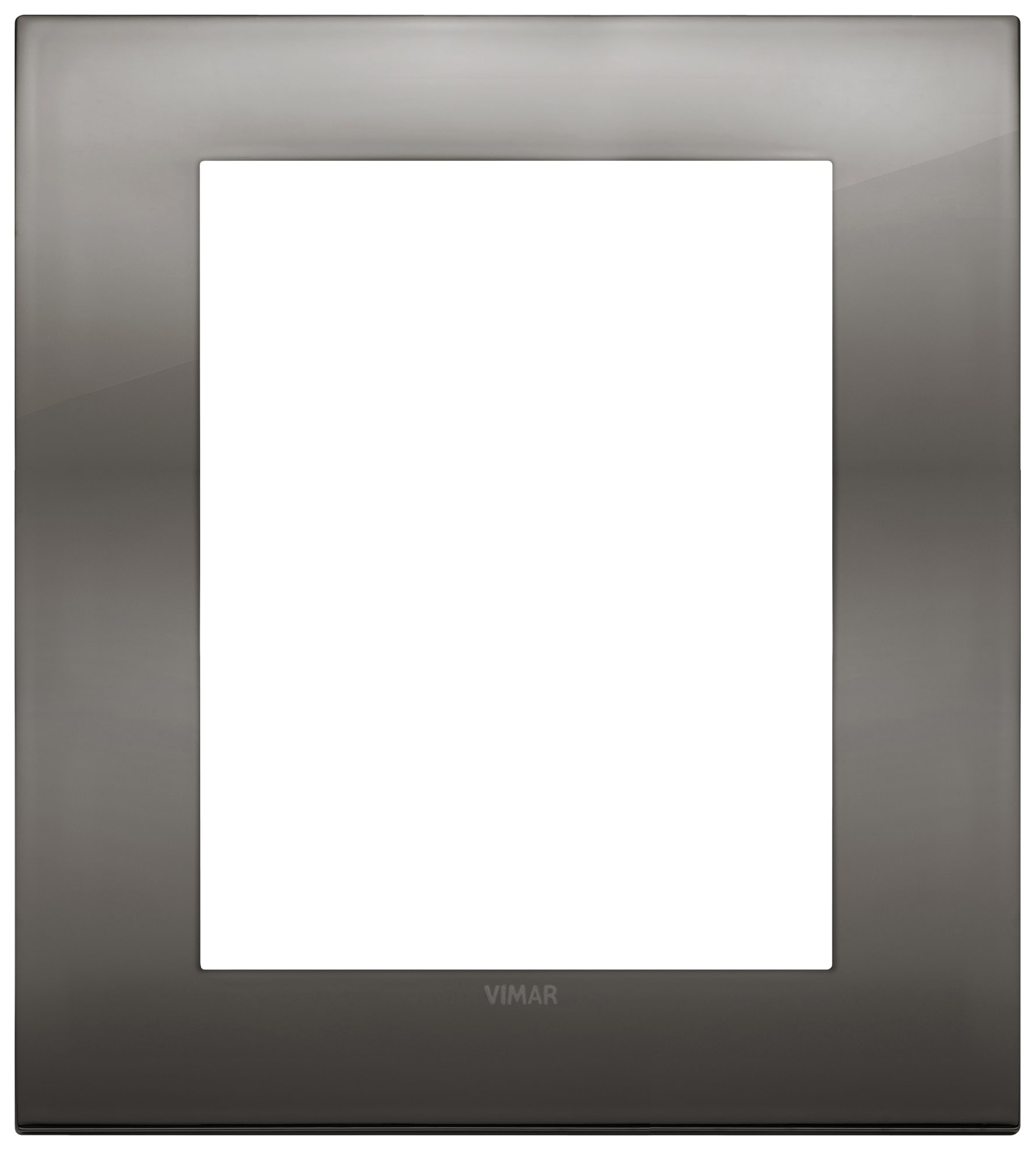 VIMAR - PLACCA CLASSIC 8M CROMO NERO 19668.09