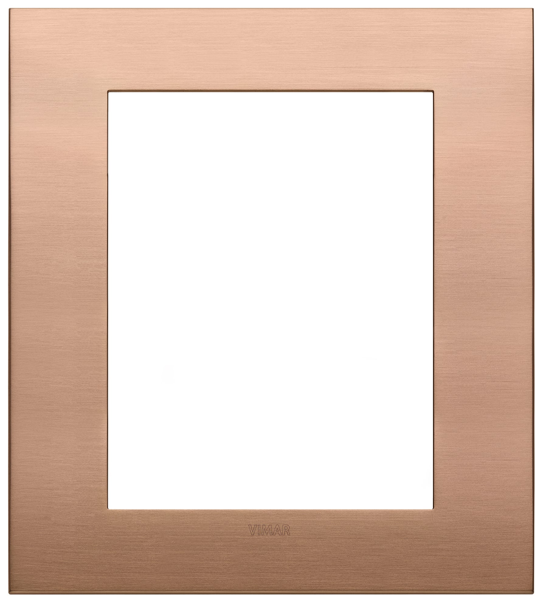 VIMAR - PLACCA CLASSIC 8M RAME SPAZZOLATO 19668.11
