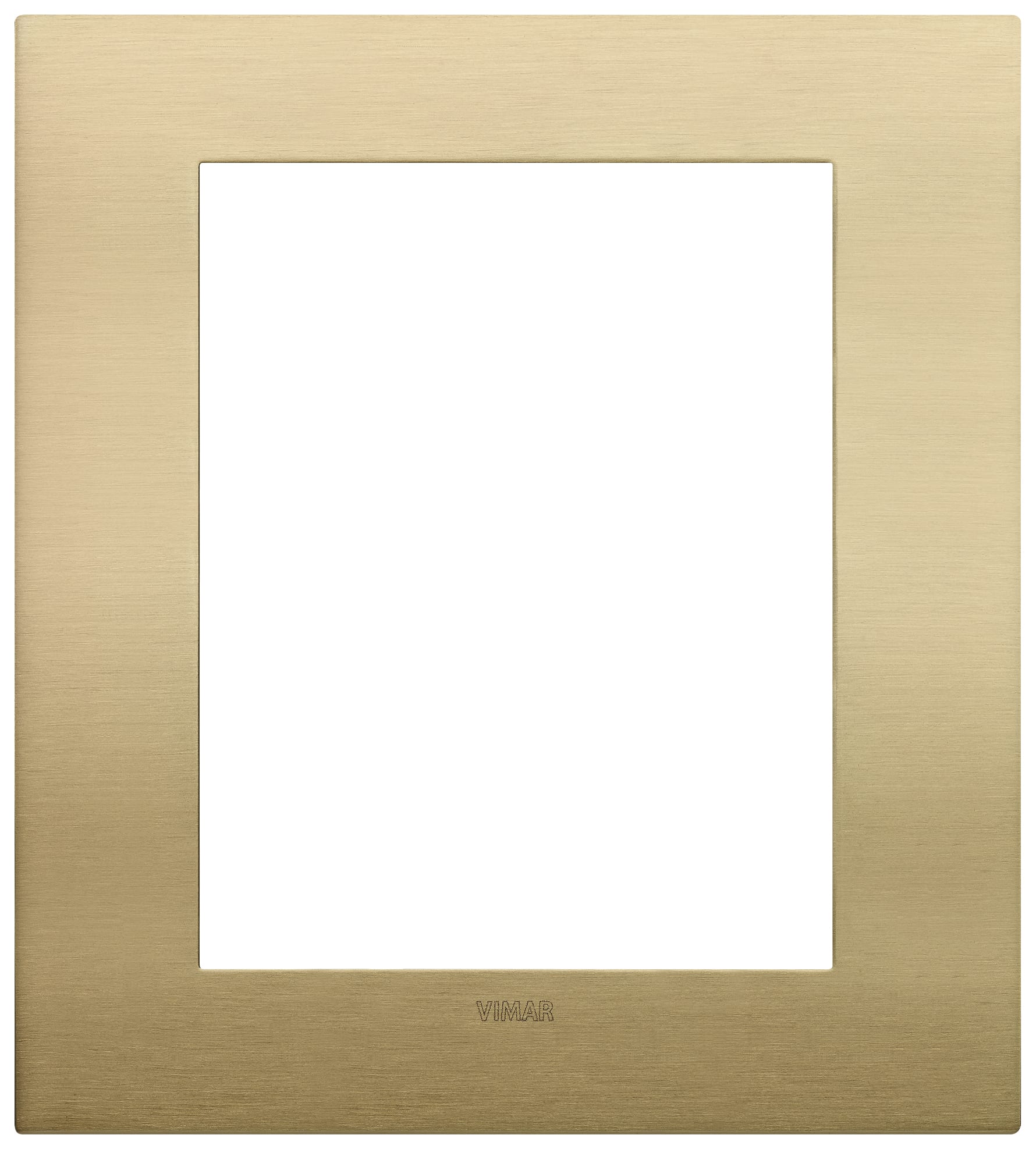 VIMAR - PLACCA CLASSIC 8M OTTONE SPAZZOLATO 19668.12.01