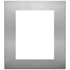 VIMAR - Placca Classic 8M Lava - Moduli Alluminio, 4+4 19668.16