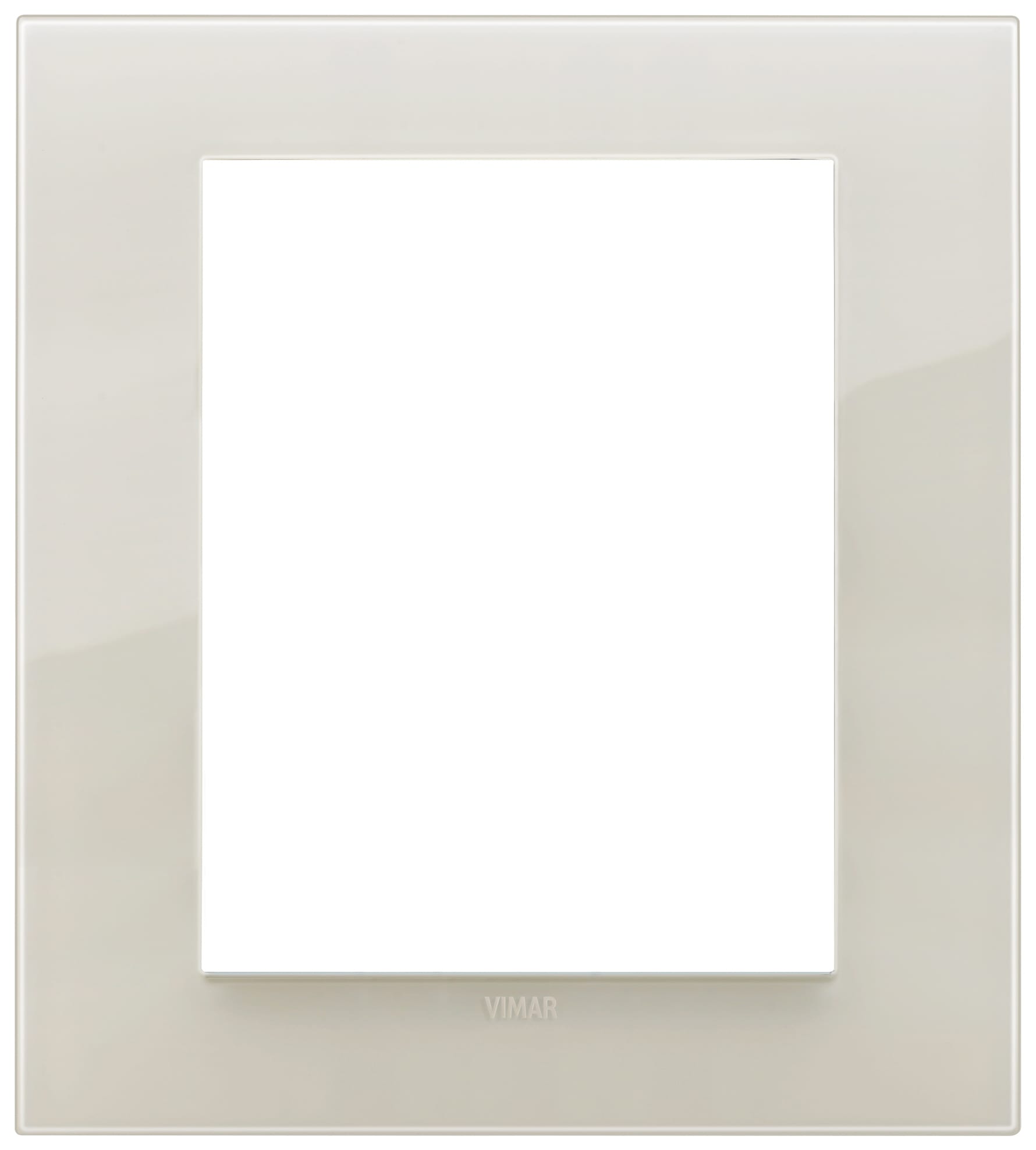 VIMAR - Placca 8 Moduli Tecnopolimero Avorio Reflex