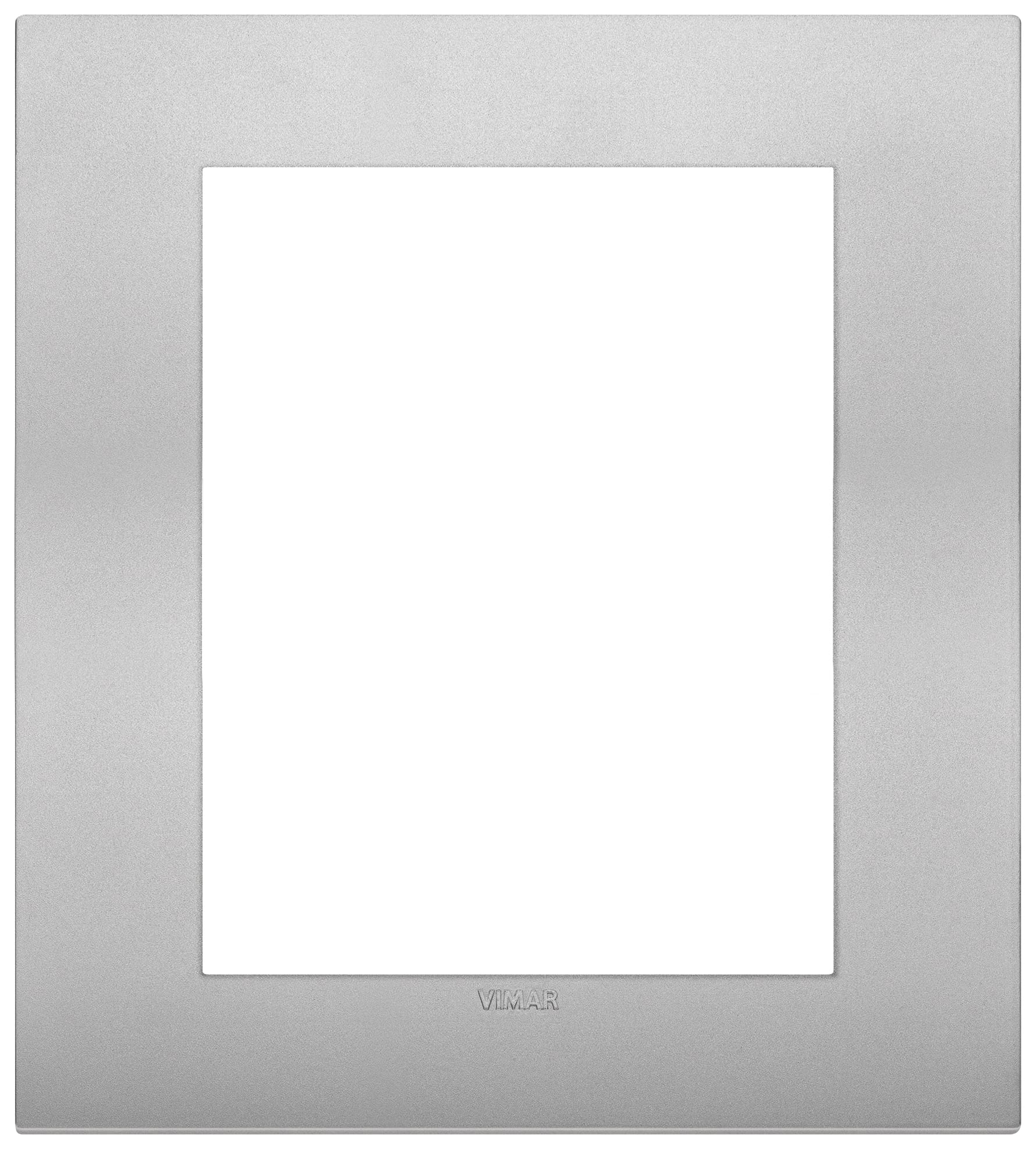 VIMAR - Placca Classic 8M Silver Matt Moduli Tecnopolimero