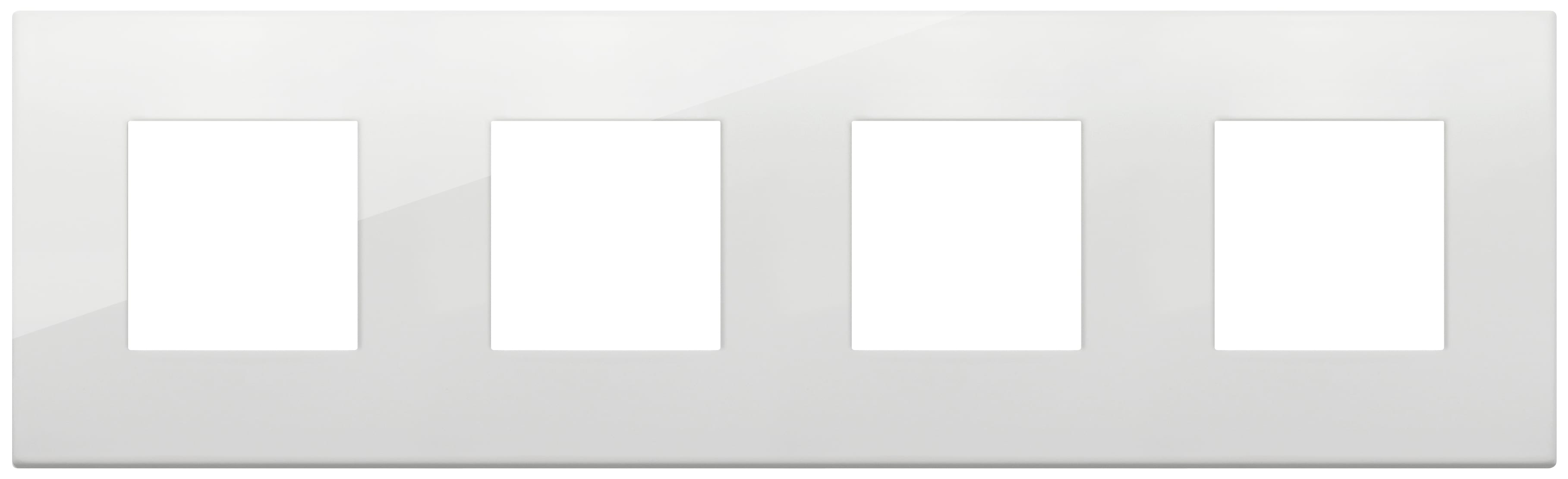 VIMAR - PLACCA 8M (2+2+2+2)INT71 CL POLAR T.LOOK 19669.B06