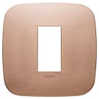 VIMAR - PLACCA ROUND 1M RAME SPAZZOLATO 19671.11