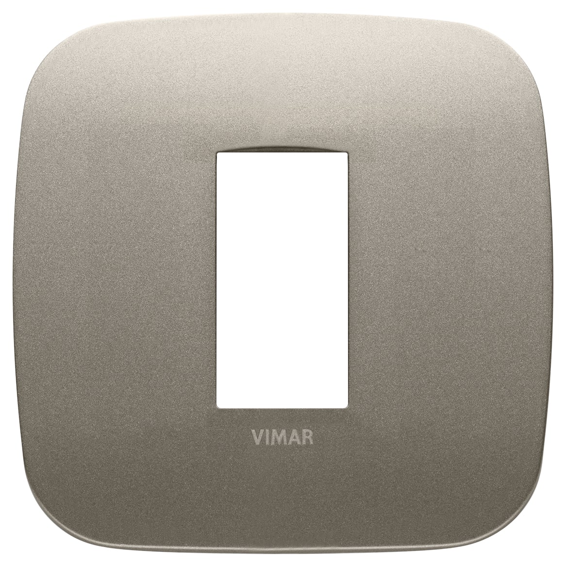 VIMAR - PLACCA ROUND 1M CHAMPAGNE MATT 19671.13