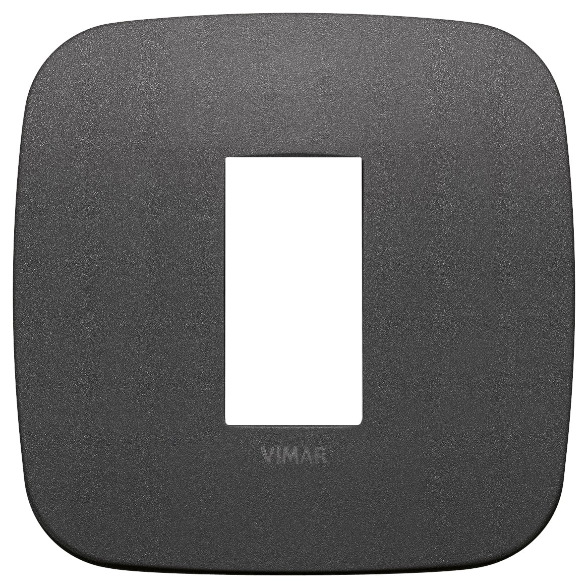 VIMAR - PLACCA ROUND 1M GRAFITE MATT