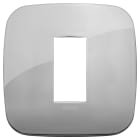 VIMAR - PLACCA ROUND 1M CROMO