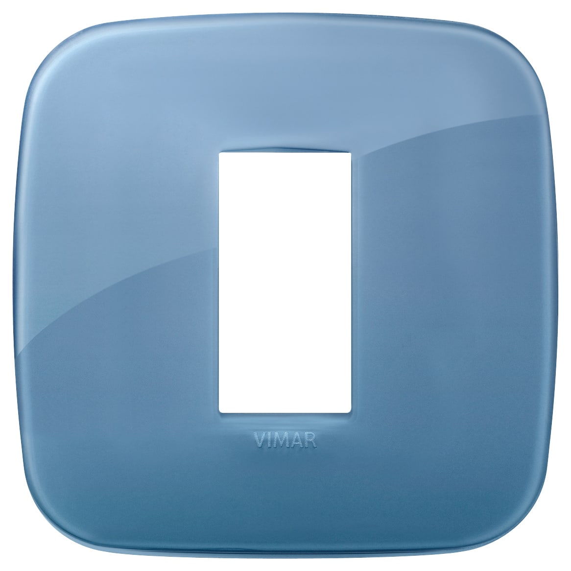 VIMAR - PLACCA ROUND 1M REFLEX OLTREMARE 19671.64