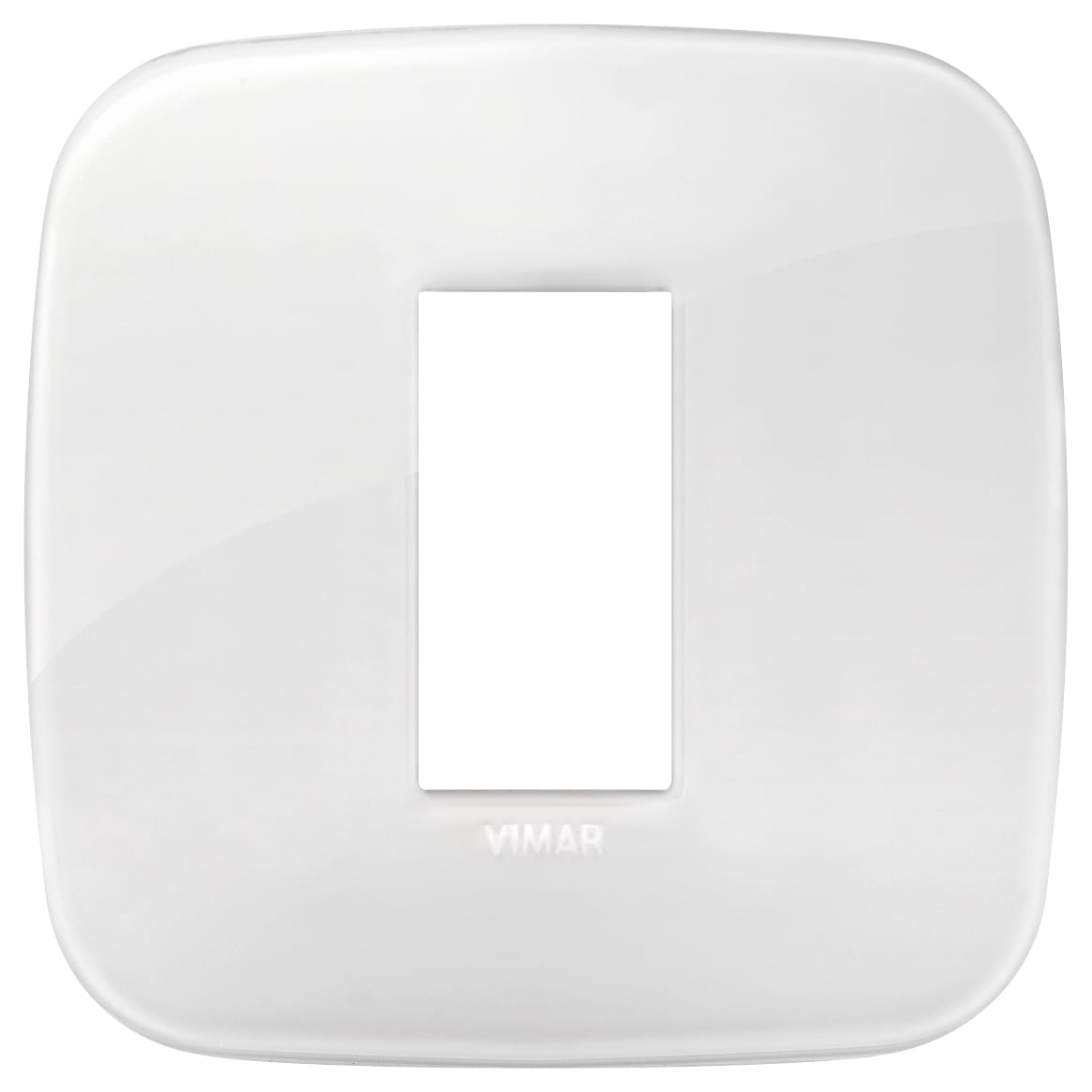 VIMAR - PLACCA ROUND 1M REFLEX GHIACCIO