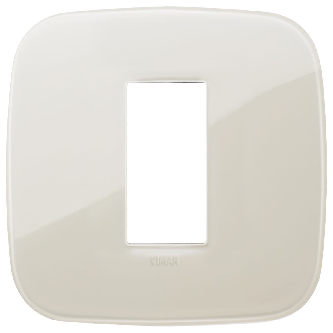 VIMAR - Placca Round 1M Tecnopolimero Avorio Reflex 19671.67