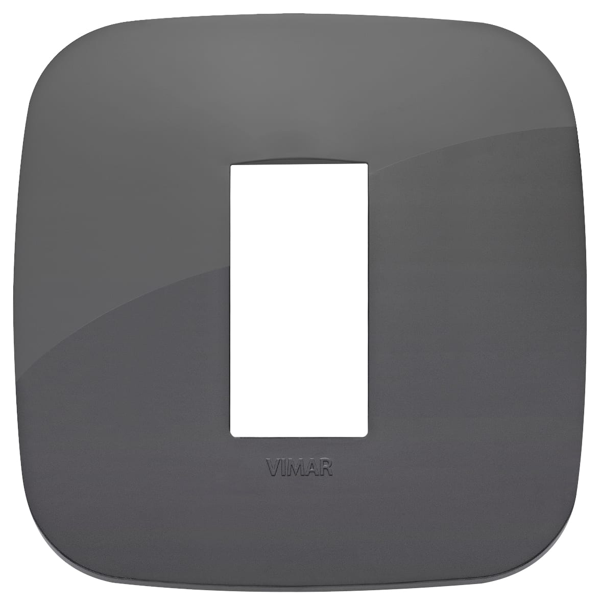 VIMAR - PLACCA ROUND 1M GRIGIO