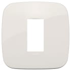 VIMAR - Placca tonda 1M in Tecnopolimero Avorio